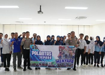 Polisi Gelar Edukasi Safety Riding Karyawan PT SAMI-JF Jepara