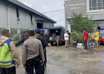 Gandeng Tim Gegana Brimob Polda Jateng, Polres Jepara Selidiki Dampak Kimia Kebakaran Pabrik Busa 