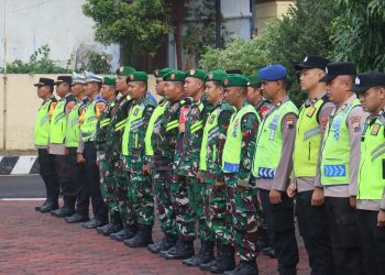 Danramil Comal Hadiri Apel Gelar Pasukan Operasi Keselamatan Candi 2026 Polres Pemalang
