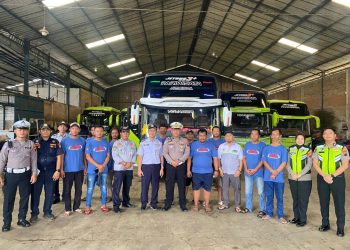 Satlantas Polres Jepara Gelar Ramp Check Angkutan Umum Dukung Operasi Keselamatan Candi 2026
