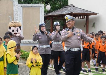 Ops Keselamatan Candi 2026, Polres Jepara Ajak Anak TK Hingga SD Belajar Tertib Lalu Lintas Lewat Program Polisi Sahabat Anak