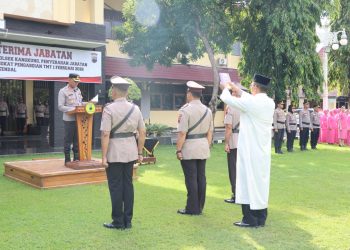 Upacara Hari Kesadaran Nasional, Kapolres Kendal Lantik Kenaikan Pangkat dan Rotasi Pejabat