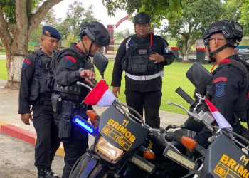 ​Pastikan Keamanan Masyarakat, Satbrimob Polda Jateng Gelar Apel Kesiapsiagaan dan Pengecekan Alutsista​