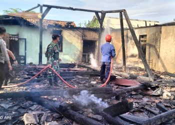 Ditinggal Nyekar, Rumah Limasan di Andong Ludes Terbakar, Kerugian Capai Ratusan Juta