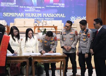 Polda Jateng Dan UKSW Resmikan Pusat Studi Kepolisian, Perkuat Sinergi Akademik dan Penegakan Hukum