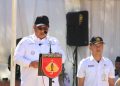 Dengan Lantang Pasiter Kodim 0728/Wonogiri Bacakan Laporan Pelaksanaan TMMD Sengkuyung Tahap III 2026