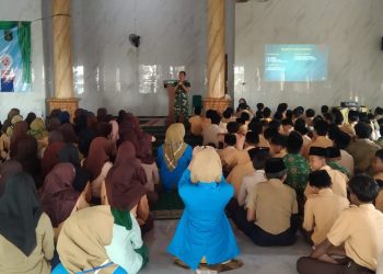 Kodim Sragen Tanamkan Nilai Kebangsaan kepada 316 Siswa MTsN 4, Bentengi Pelajar dari Pengaruh Negatif
