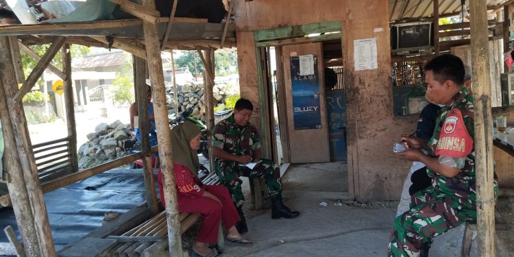 Babinsa Gesi Jemput Bola, Data UMKM untuk Perkuat Ekonomi Rakyat