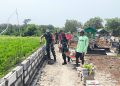 TNI dan Warga Kalijambe Bersatu, Pagar Makam Dibangun dengan Semangat Gotong Royong