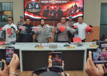 Polres Pekalongan Kota Gelar Konferensi Pers, 8 Kasus Narkotika dan Sejumlah Perkara Pidana Berhasil Diungkap