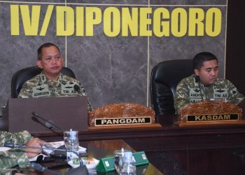 Pangdam IV/Diponegoro Ikuti Evaluasi Percepatan KDKMP