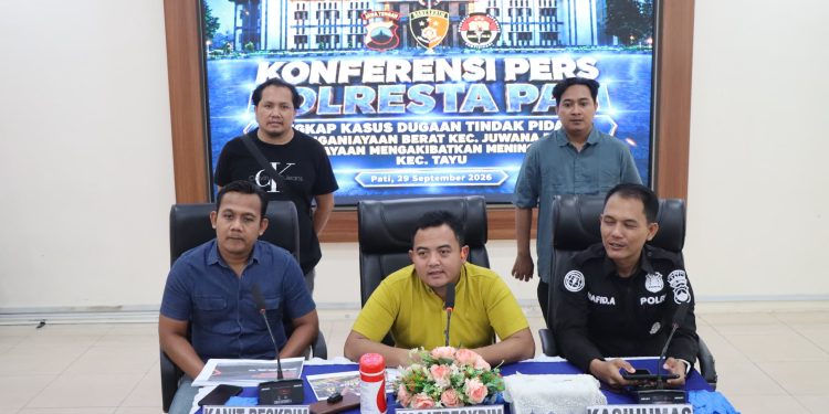 Polisi Pati Tangkap Pelaku Penganiayaan Berat di Juwana, Sabit Diamankan sebagai Barang Bukti