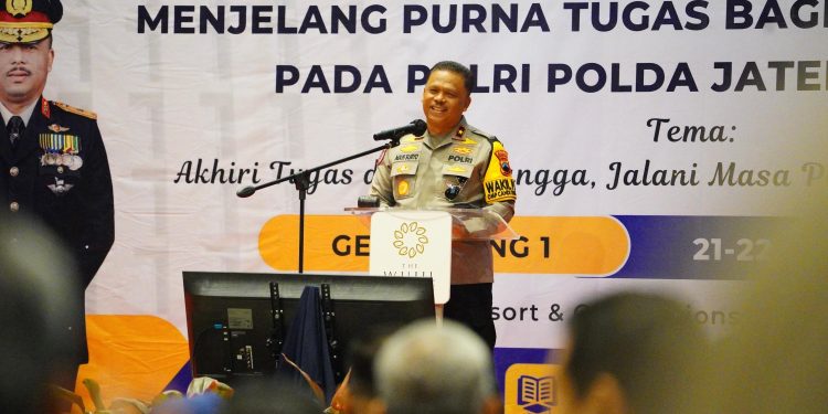 Polda Jateng Beri Pelatihan Wirausaha Bagi 750 Personil Yang Akan Pensiun, Waka Polda: Agar Masa Pensiun Bisa Dinikmati Bersama Keluarga Tercinta