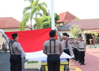 Polres Jepara Gelar Upacara HSP ke-96, Serukan Semangat ‘Maju Bersama Indonesia Raya’