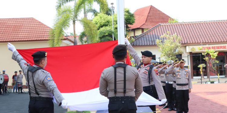 Polres Jepara Gelar Upacara HSP ke-96, Serukan Semangat ‘Maju Bersama Indonesia Raya’