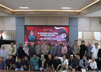 Momen Hari Jadi Humas Polri ke-73, Polres Kendal Perkuat Hubungan dengan Media