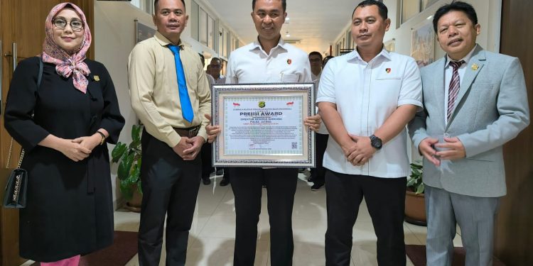 Kesuksesan Dit Narkoba Polda Jateng dalam Pengungkapan Narkoba Diganjar Presisi Award oleh Lemkapi