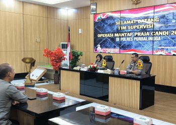 Polda Jateng Supervisi Operasi Mantap Praja Candi 2024 di Polres Purbalingga