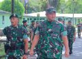 KASAD Jendral TNI Maruli Simanjuntak Motivasi Prajurit Yonif 754 Kostrad dalam Kunjungan Kerja ke Papua