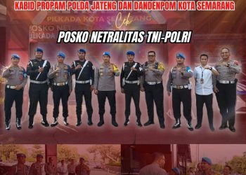 Kunjungi Posko Netralitas, Kabid Propam Polda Jateng Ajak Penyelenggara Pemilu Turut Jaga Netralitas Selama Pilkada 2024