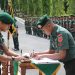 Yonif 411 Kostrad Gelar Tradisi Korps Raport Pindah Satuan dan Sambut Warga Baru