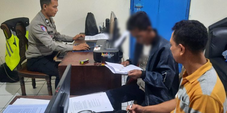 Sempat melarikan diri, Pengemudi truk Kecelakaan Suruh akhirnya diamankan.