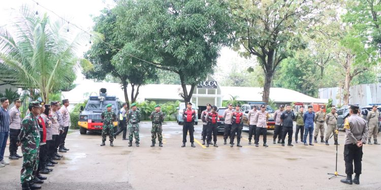 Amankan Rapat Pleno Terbuka di KPU, Segini Jumlah Personel TNI-Polri di Jepara Diturunkan