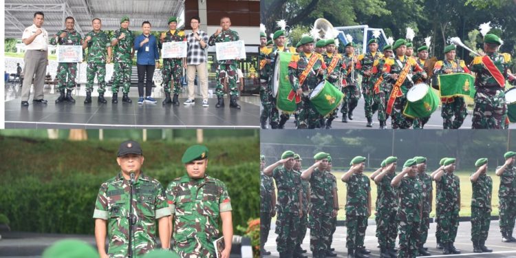 Iringan Musik Penuh Semangat Meriahkan HUT ke-74 Korps Ajudan Jenderal Angkatan Darat