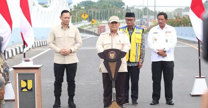 Presiden Prabowo Resmikan Jalan Layang Madukoro Semarang, Proyek Infrastruktur Pertama Pada Masa Kepemimpinannya