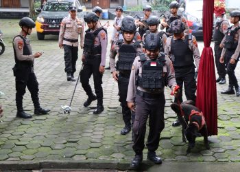 Tim Sterilisasi Polres Kendal Siap Kawal Perayaan Natal 2024 dengan Aman dan Kondusif