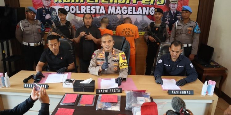Satresnarkoba Polresta Magelang Ringkus Dua Pelaku Kasus Narkoba