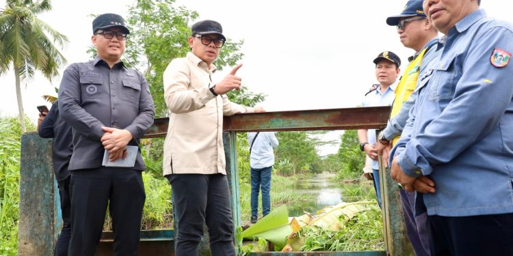 Tinjau Irigasi di Banyuasin, Wamendagri Bima Arya Tegaskan Pentingnya Perbaikan Irigasi untuk Tingkatkan Hasil Panen