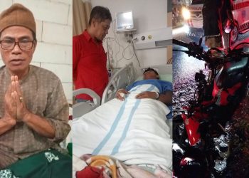 Sugito, Warga Demak, Ucapkan Terima Kasih kepada Grib Jaya atas Pendampingan Putranya yang Kecelakaan di Karanganyar