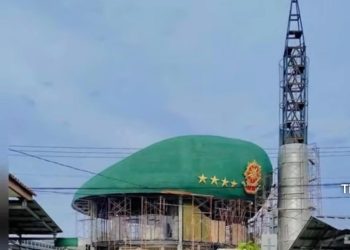 Masjid Ar-Rahman Pangandaran: Desain Unik Baret TNI Bintang Empat, Simbol Dedikasi Panglima TNI