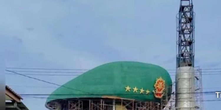 Masjid Ar-Rahman Pangandaran: Desain Unik Baret TNI Bintang Empat, Simbol Dedikasi Panglima TNI