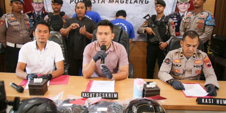 Modus Kelabuhi Pengemudi, Komplotan Pencuri Cilincing Dibekuk Polresta Magelang