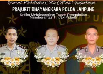 3 Polisi Tewas Ditembak Saat Gerebek Judi Sabung Ayam di Way Kanan, Diduga Libatkan Oknum TNI