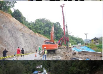 Tinjau Perbaikan Ruas Jalan Nasional Batu Jomba, Bobby Nasution Minta Jalur Aman Dilalui Pemudik