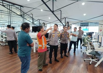 Kapolrestabes Semarang Tinjau Pelabuhan Tanjung Emas, Persiapkan Arus Balik Pemudik Lebaran