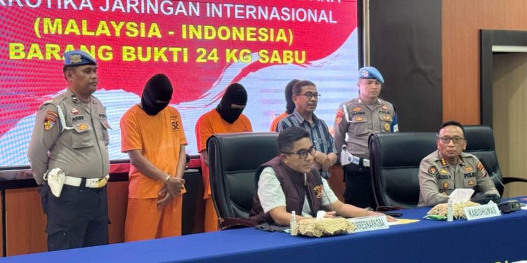 Polisi Gagalkan Peredaran 24 Kg Sabu di Palu, 3 Pelaku Ditangkap