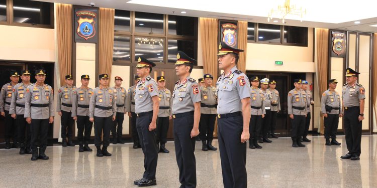 Mabes Polri Gelar Korps Raport Kenaikan Pangkat Pati Polri, 13 Perwira Tinggi Naik Pangkat
