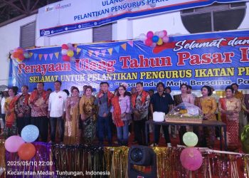 Pemko Medan Dukung Kesejahteraan Pedagang Pasar dan Lantik Pengurus Pedagang Pasan Induk Laucih IPPIM Medan