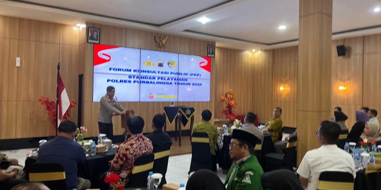 Polres Purbalingga Gelar Forum Konsultasi Publik tentang Standar Pelayanan Kepolisian