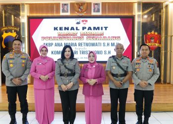 Kasatbinmas Polrestabes Semarang Resmi Berganti, Kapolrestabes Pimpin Upacara Sertijab