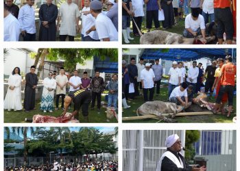 Rutan Kelas I Medan Gelar Sholat Idul Adha dan Pemotongan Hewan Qurban