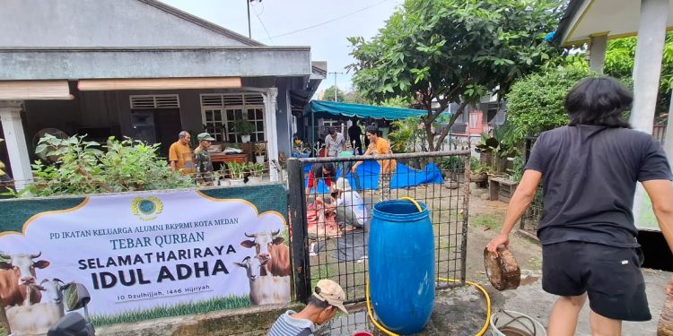 IKA BKPRMI Kota Medan Tebar Satu Hewan Kurban di Idul Adha 1446 H, Perkuat Solidaritas dan Kepedulian Sosial