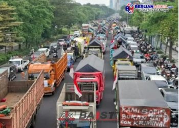 Ribuan Sopir Truk Kepung Semarang, Tolak Penerapan Kebijakan Zero ODOL