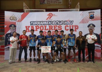 Turnamen Bola Voli Kapolres Cup 2025 Sukses Digelar, Meriahkan HUT Bhayangkara ke-79