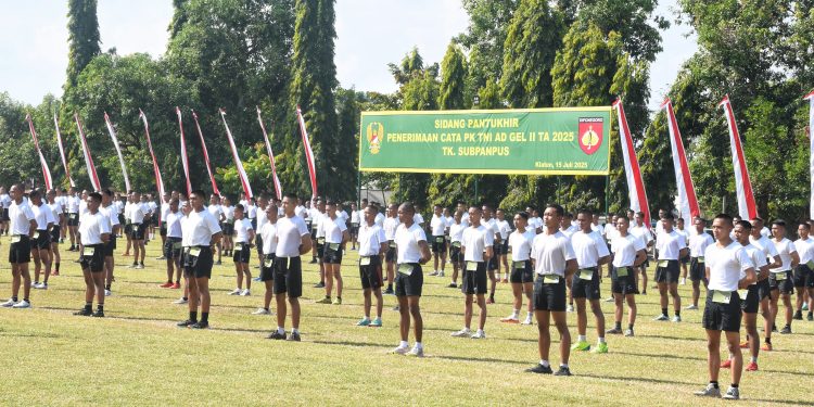 Pangdam IV/Diponegoro Pimpin Sidang Subpansus Cata PK Gelombang II TA 2025 di Dodiklatpur Klaten