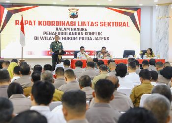 Pangdam IV/Diponegoro Hadiri Rakor Lintas Sektoral Penanggulangan Konflik Sosial di Wilayah Polda Jateng